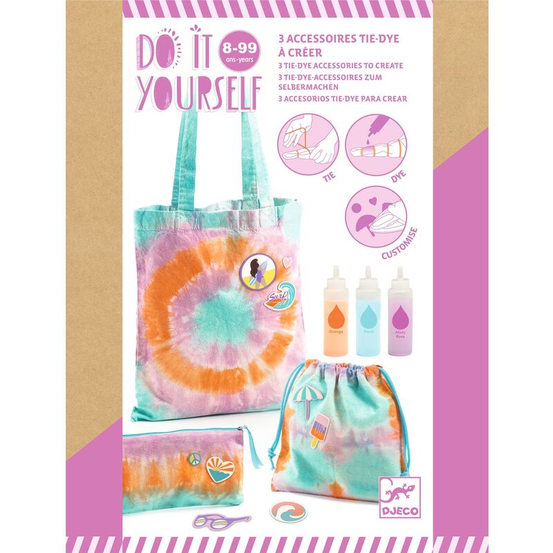 Do It Yourself Tie Dye Bag (Tie/Dye and Dry)