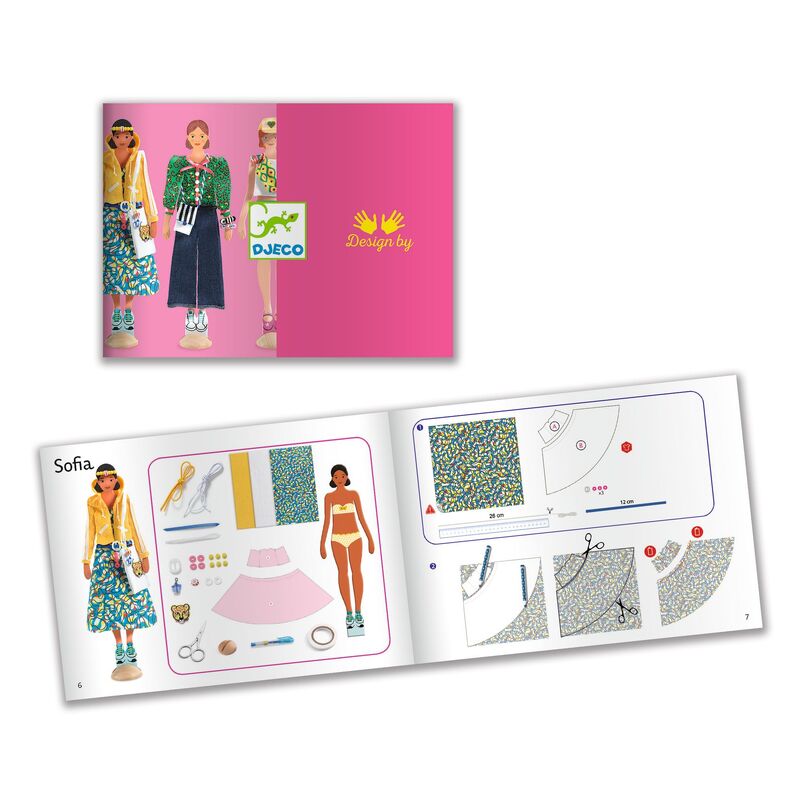 Fashion by Magali No Sew Fashion Design Craft Kit