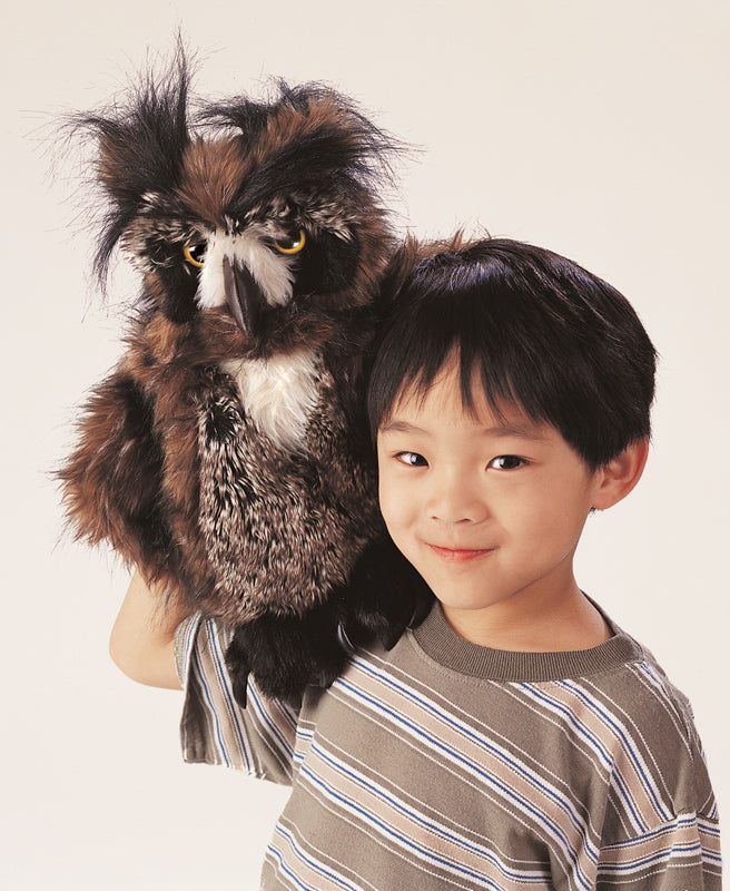 Great Horned Owl Puppet