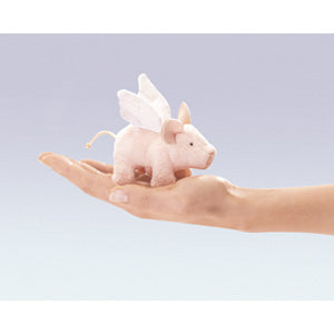 Pack of 4 Winged Piglet Finger Puppets