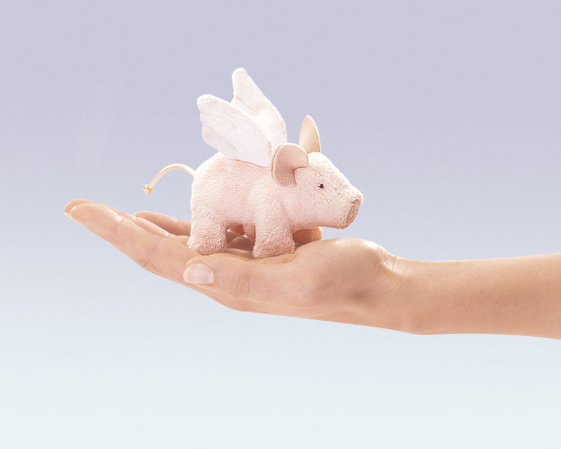 Pack of 4 Winged Piglet Finger Puppets