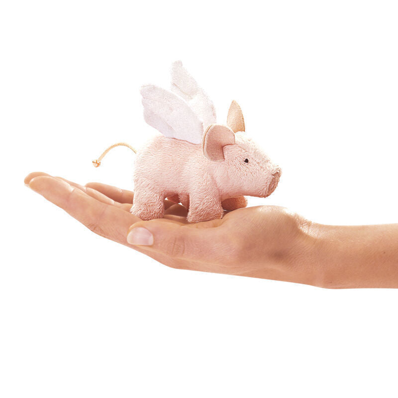 Pack of 4 Winged Piglet Finger Puppets