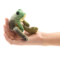 Pack of 4 Sitting Frogs Finger Puppets