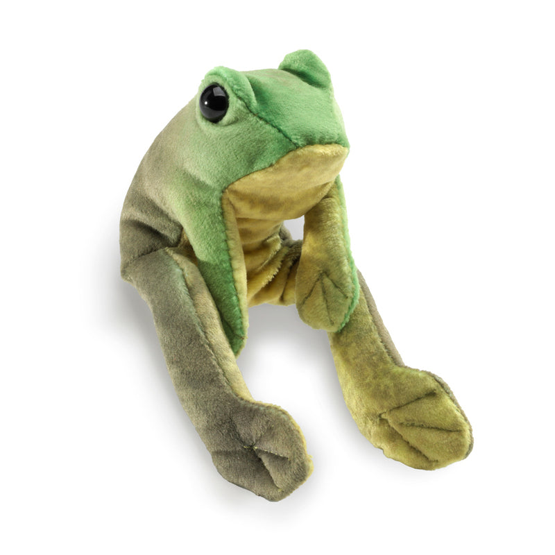 Pack of 4 Sitting Frogs Finger Puppets