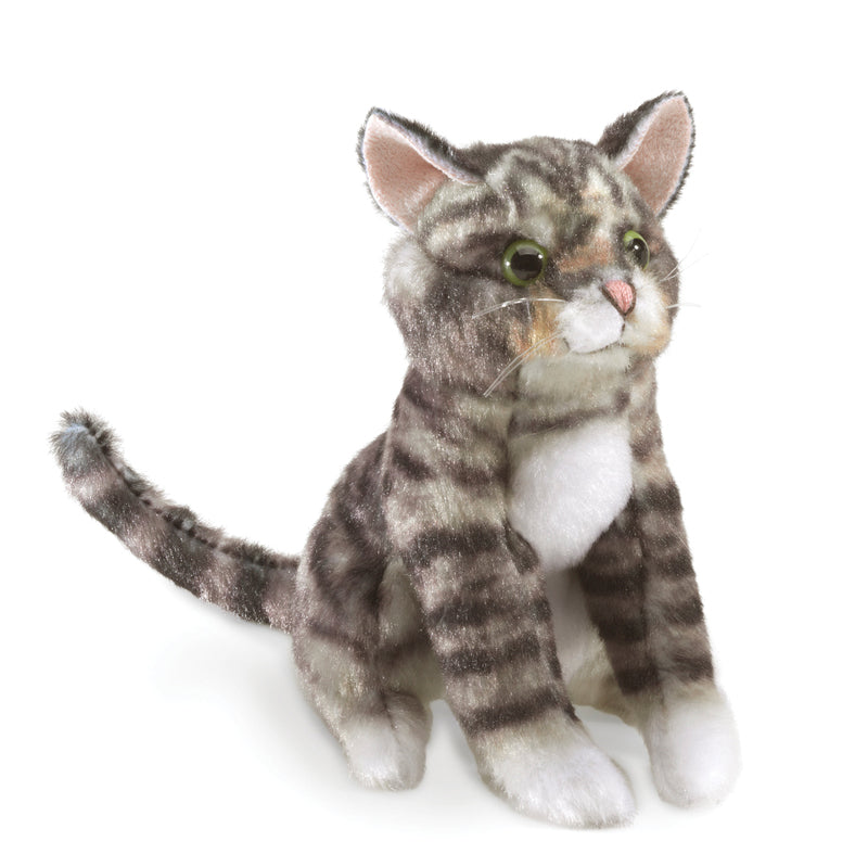 Pack of 3 Tabby Cat Finger Puppets