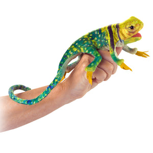 Pack of 3 Collared Lizard Finger Puppet