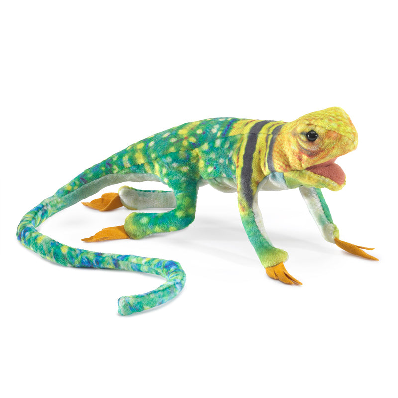 Pack of 3 Collared Lizard Finger Puppet