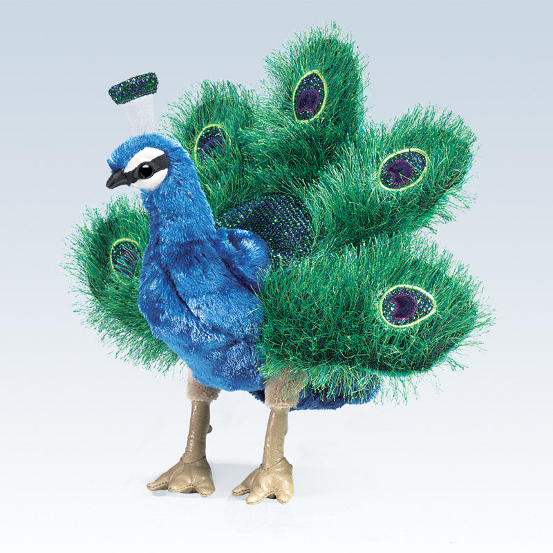 Small Peacock Puppet