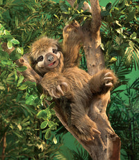 Three Toed Sloth Puppet