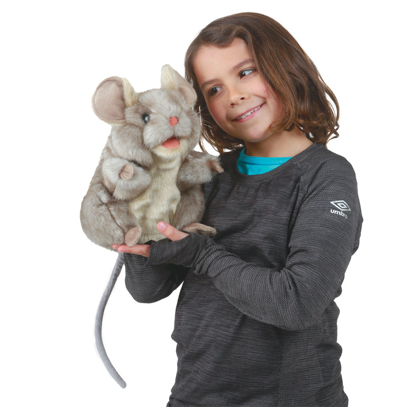 Grey Mouse Puppet