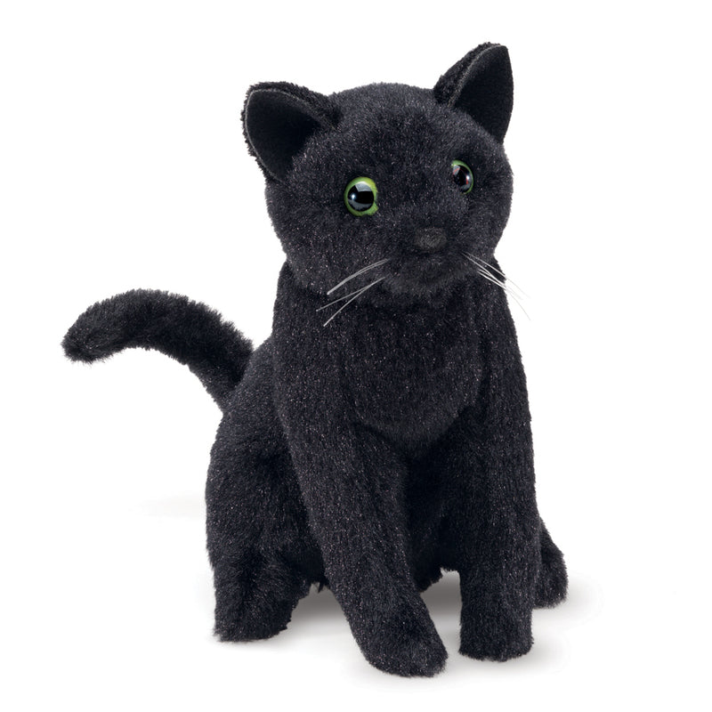 Pack of 3 Black Cat Finger Puppets
