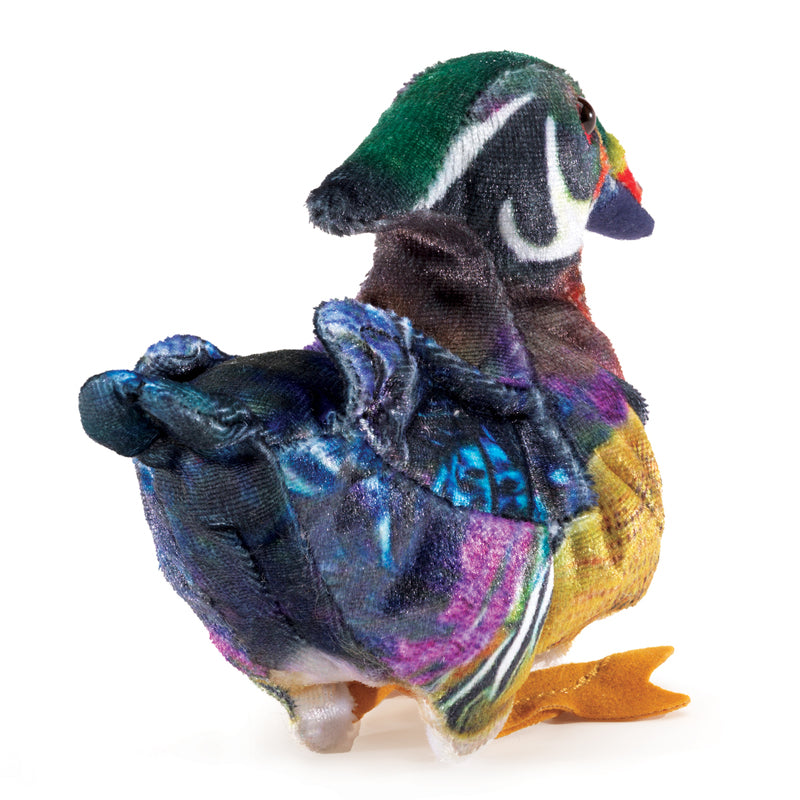 Pack of 3 Wood Duck Finger Puppets