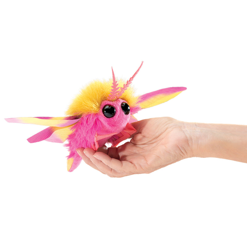 Pack of 2 Rosy Maple Moth Finger Puppets