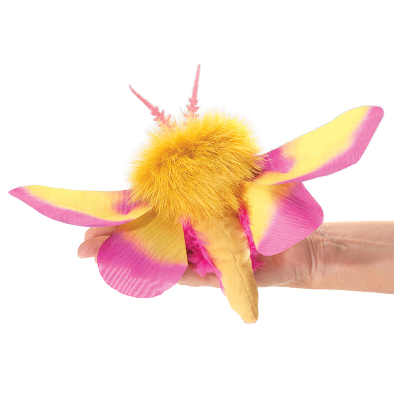 Pack of 2 Rosy Maple Moth Finger Puppets