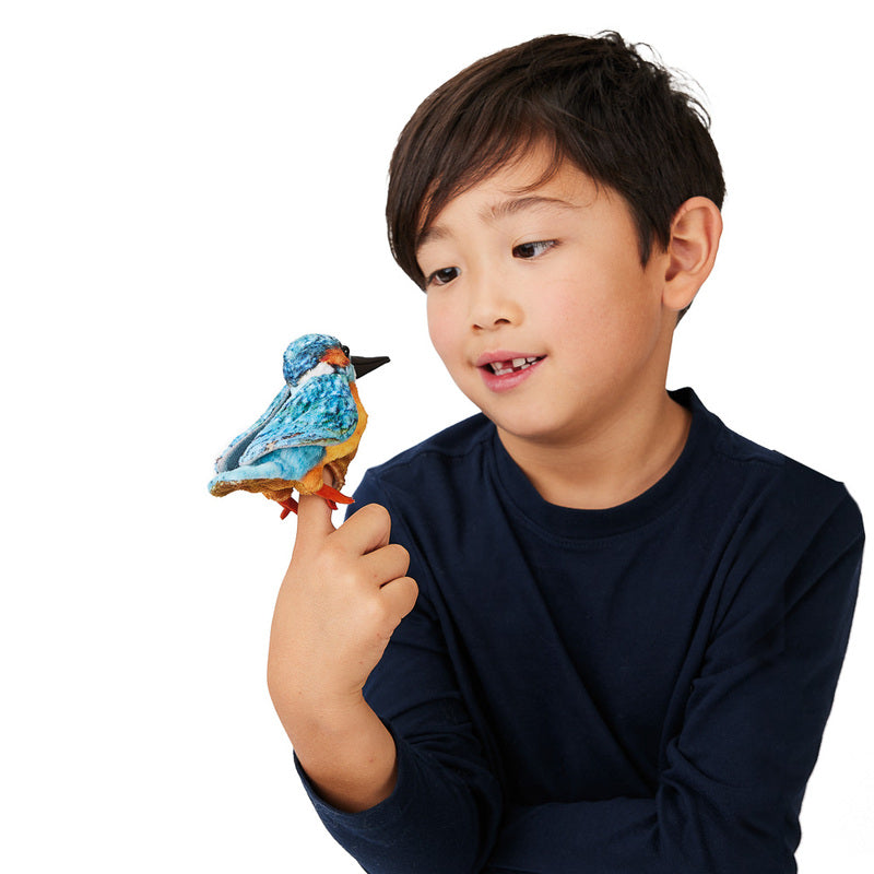Pack of 3 Common Kingfisher Finger Puppets