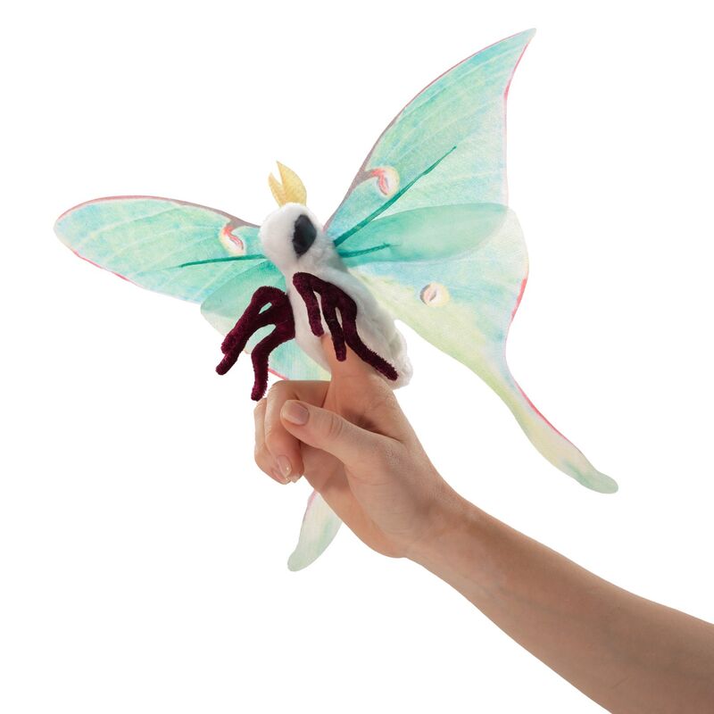 Pack of 2 Luna Moth Fingers Puppets