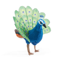 Pack of 3 Peacock Finger Puppets