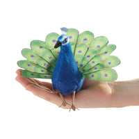 Pack of 3 Peacock Finger Puppets