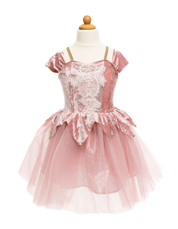Dusty Rose Holiday Ballerina Dress - Size 3-4