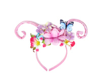 Pink Butterfly Dress & Headpiece -Size 5-6