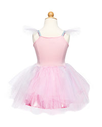 Pink Butterfly Dress & Headpiece -Size 5-6