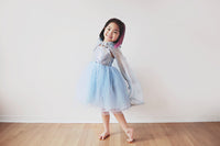 Blue Sequins Princess Dress - Size 3-4