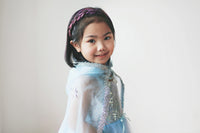 Blue Sequins Princess Dress - Size 3-4