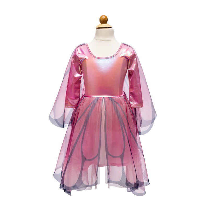 Pink Butterfly Twirl Dress with Wings Size 5-6