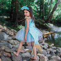 Mermalicious Dress with Tail - Size 5-6