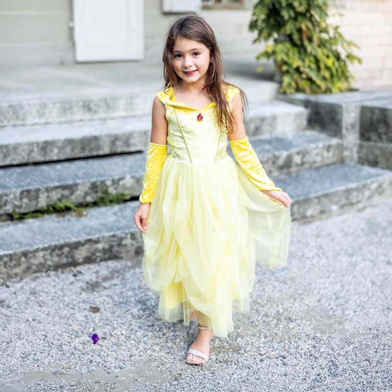 Yellow Princess Dress – Size 7–8