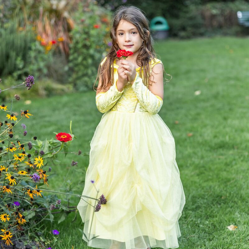 Yellow Princess Dress – Size 7–8