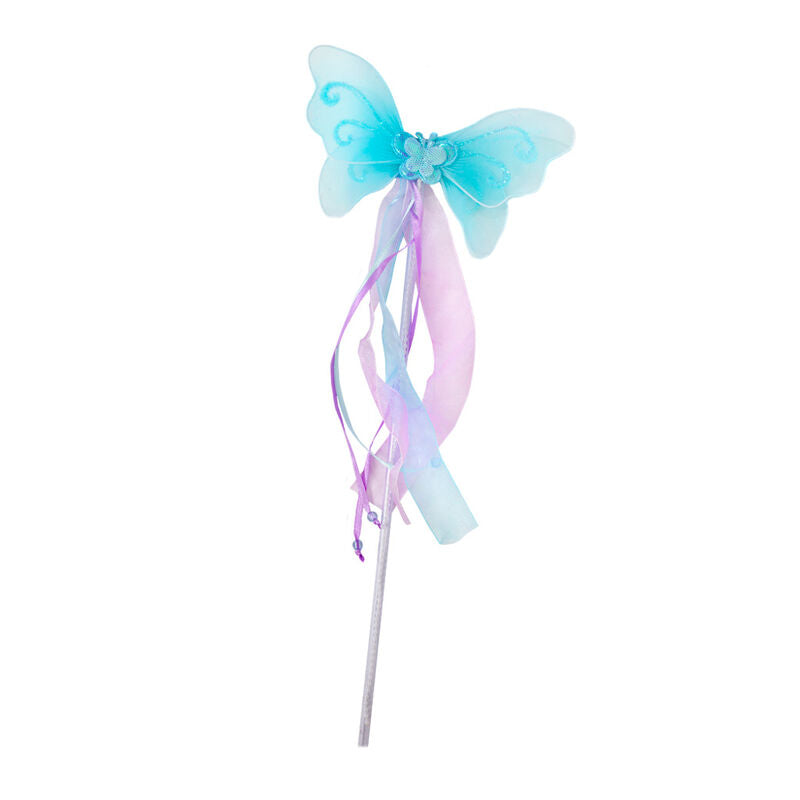 Green Butterfly Dress & Wings with Wand - Size 5-6