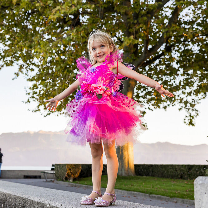 Fairy Blooms Deluxe pink dress Size 3-4