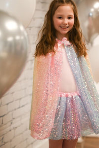 Ombre Sequins Cape Size 4-6