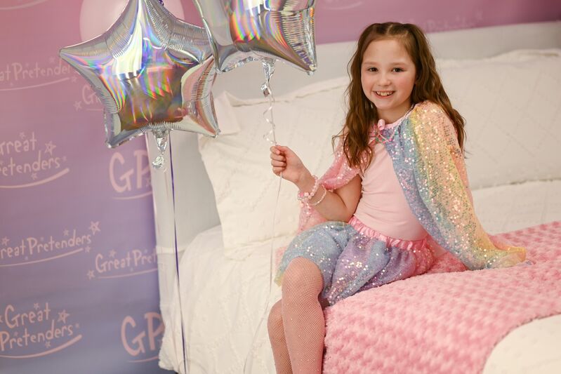 Ombre Sequins Cape Size 4-6
