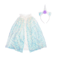 Unicorn Sparkle Cape & Headband – Size 4–6