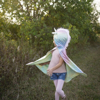 Reversible Unicorn & Dragon Cape – Size 3–4