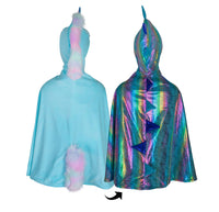 Reversible Unicorn & Dragon Cape - Size 5-6