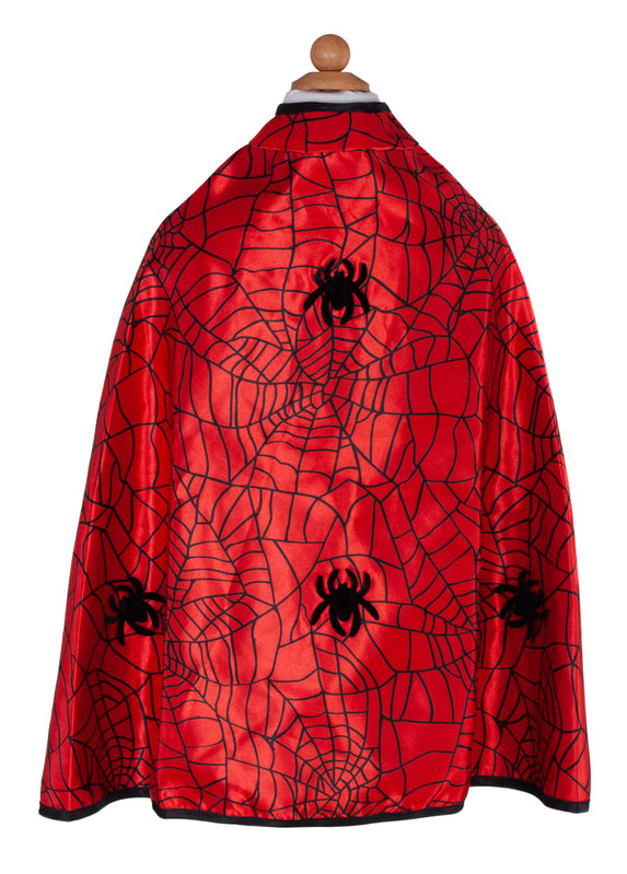 Reversible Spider & Bat Cape with Mask - Size 4-6