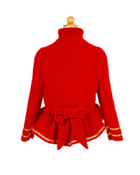 Red Toy Soldier Jacket - Size 5-6