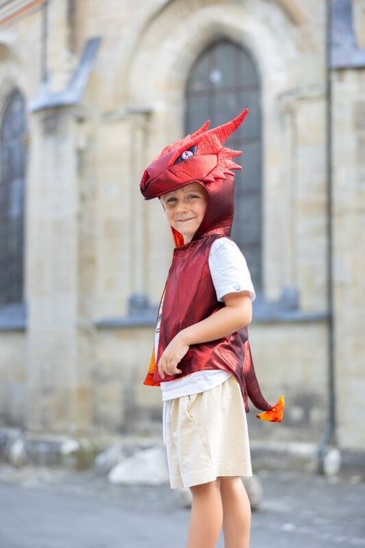 All Day Everyday Red Dragon Vest Size 3-4