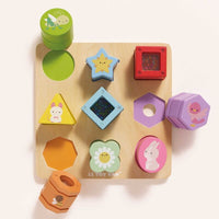 Rainbow Sensory Shape Sorter - 10 piece