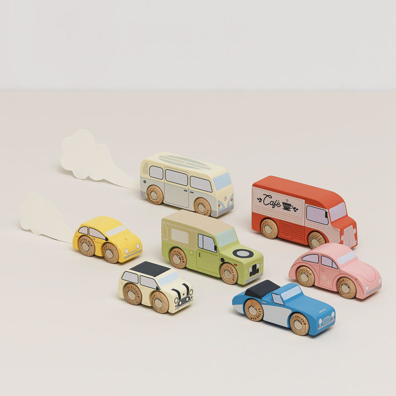 Vintage Toy Cars - 7 Piece