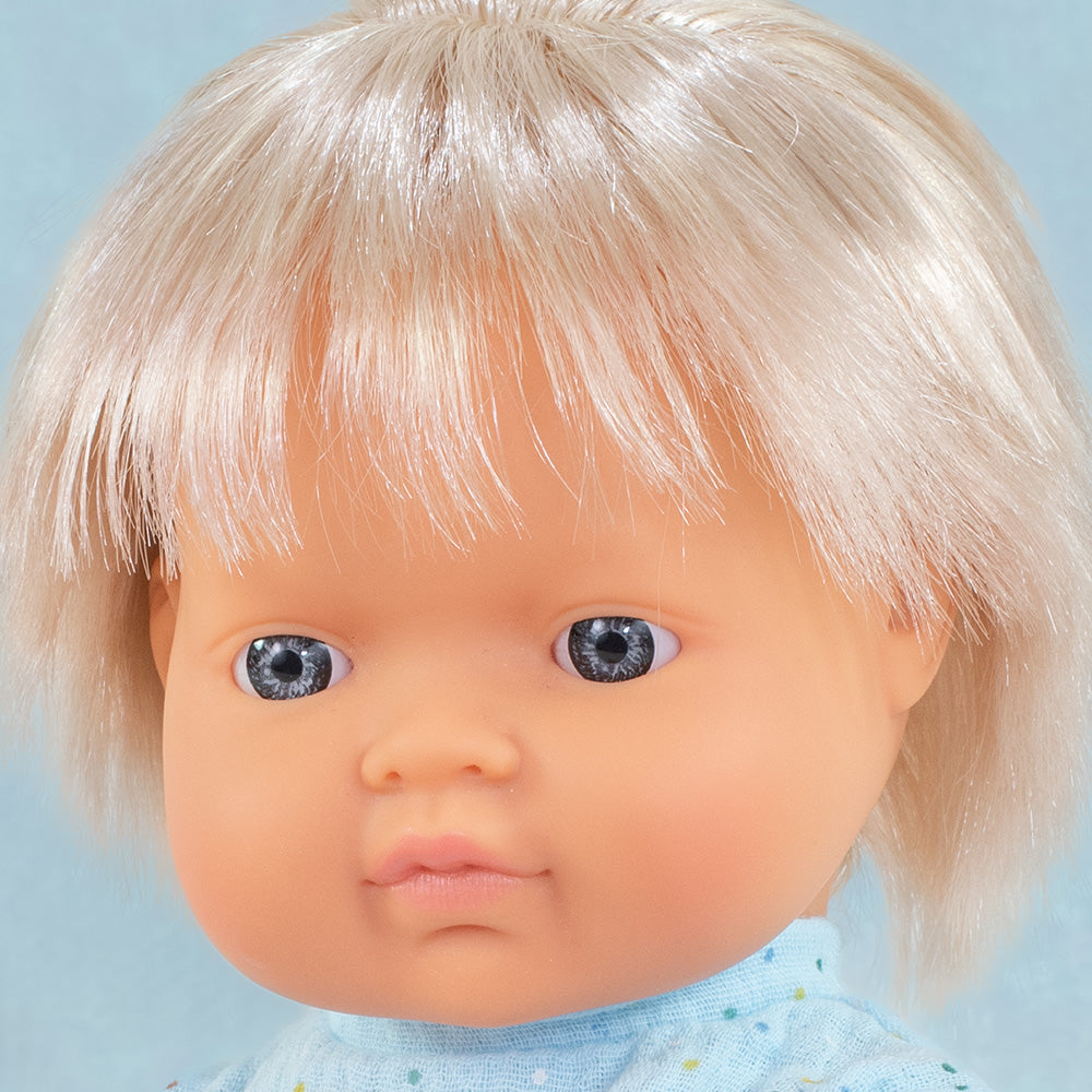Miniland My Friends & Me Baby Doll Blond Boy 38cm