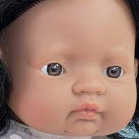 Miniland My Friends & Me Baby Doll Latin Girl 38cm