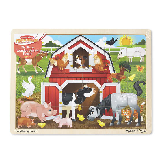 Melissa and Doug - Barnyard Jigsaw - 24pc