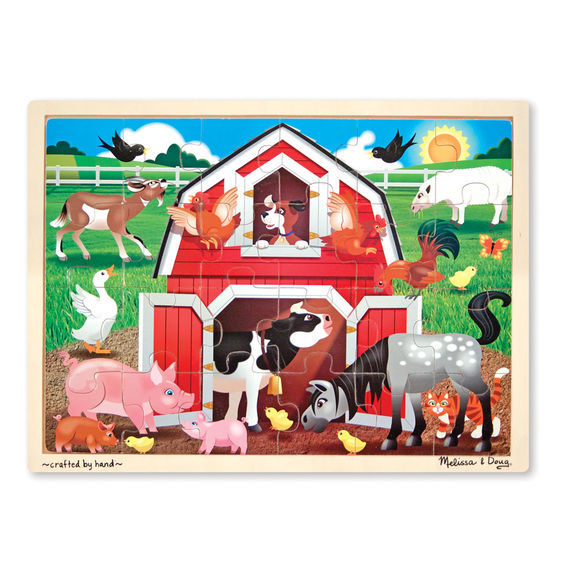 Melissa and Doug - Barnyard Jigsaw - 24pc