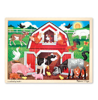 Melissa and Doug - Barnyard Jigsaw - 24pc