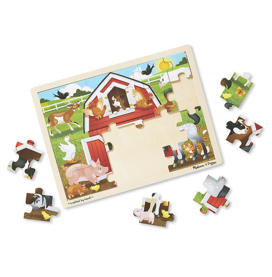 Melissa and Doug - Barnyard Jigsaw - 24pc