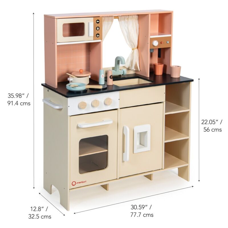 Cream Play kitchen